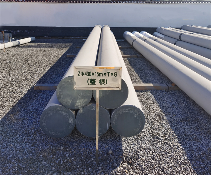 金寨430×15米×T×G终端电线杆